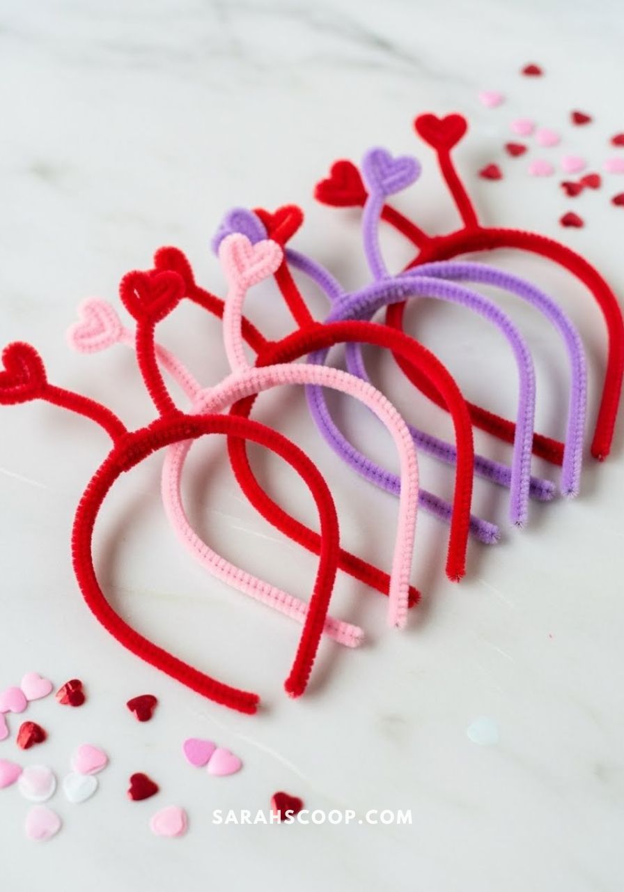 Chenille- Birthday_Party Hair Bands (Set of 6)