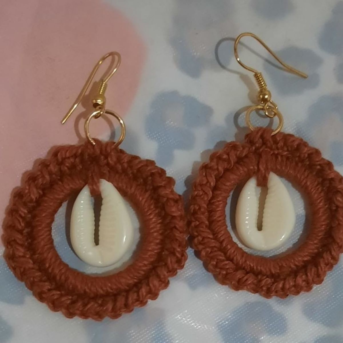 Crochet- Shell Hoops